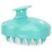 FREATECCH CHAUT Massage brush wet & dry shampoo hair brush for peeling and head massage silicone ridge care hair root healthy head without dandruff stimulates hair growth green green classic