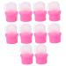 MERRYHAPPY MERRYHAPY 10 Pieces Manicure Nail Remover Covers Made of Durable PP Material Reusable Comfortable for Precise Nail Polish Removal DIY Nail Care at Home
