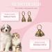 Copper Bell for Small Pet Collar 0.7 inch Bell for Cats and Little Dogs Collar Bell TrackerNoise NOT Loud Come with Silver Pet Anti-Lost ID Pendant Tags (2Set) - Buy Online on GoSupps.com