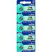 Murata 376 Battery SR626W 1.55V Silver Oxide Watch Button Cell (5 Batteries)