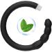 Buy Anal Douche Silicone Black - Large Hole Nozzle Handheld Shower Enema for Men & Women | Reusable Enema Hose Attachment - Buy Online on GoSupps.com