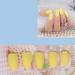 BOKIOESDE 1 Set Color Street Nail Strips Artificial Tips Stick Solid Color Art Decals Beauty Tool Salon Supplies Manicure Kit 27yellow - Buy Online on GoSupps.com