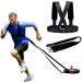 PHILISENMALL Tire Pulling Harness Fitness Resistance Bands Adjustable Padded Shoulder Strap for Strength Speed Agility Training Default - Buy Online on GoSupps.com