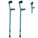 Forearm Crutch Elbow Crutches Foldable Ultralight Aluminum Assistance Double Adjustable with Comfy Handle Adjustable with Comfy Handle Folding Metal 1pcs (Color : 2pcs) (2pcs) Innovate