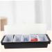 Alipis Box Dog Fruit Box Food Tray Sectional Food Serving Containers Dry Fruit Container Dried Fruit Plate 49.5X15.5X9CM Black - Buy Online on GoSupps.com