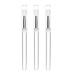 3Pcs White Silicone Lip Brushes Makeup Eyebrow Lip Brushes Cosmetic Makeup Brush Set Lipstick Applicator Brush For Home Lip Applicator Brush Makeup Brushe and Tool Lip Brushes Beauty and Personal Care