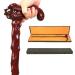 Red Sandalwood Cane Cane Wooden Non-Slip Cane Light and Strong Bearing 300 Pounds Can Be Used As A Beautiful Gift Gift Box Packaging Surprise Gift