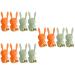 Alipis 12 STK sticky hook of the caricature toothbrush hook connector holders hook for washbear razor holder for the wall toothpaste razor holder Luffa hook holder raccaster ABS