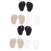 Mobestech 6 Pairs Forefoot Pad Pinch Stickers Sandals for Girls Mealworm Dish Foot Care Heated Hair Rollers for Women Wide Socks Foot Protection Insoles Non-Slip Gel