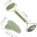 UKCOCO 2pcs Jade Roller Set - Facial Stone Roller & Gua Sha Massage Board for Smooth Skin & Relaxation - Buy Online on GoSupps.com