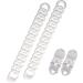 Anti-Slip Silicone Glasses Holder & Earphone Holder | Glagly Ringz White - Perfect for Glasses Sunglasses Ear Hooks & Masks - Buy Online on GoSupps.com
