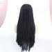 Buy Black Three-Small Braid Wig | High-Temperature Silk Front Lace | Large Size Chemical Fiber Wig | International Shipping Available - Buy Online on GoSupps.com