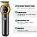 Pro Hair Clipper Design Barber Cordless Rechargeable Professional Hair Trimmer For Men Gold - Buy Online on GoSupps.com
