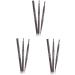 FOYTOKI 3pcs 2 1 Eyebrow Brush Eyebrow Makeup Waterproof Eyebrow Pen Brow Pencil Microblading Pen Stand - Buy Online on GoSupps.com