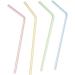 Comfy Package 200 Pack 7.75" High Flexible Plastic Straws Disposable Drinking Straws - Striped Assorted Colors - Buy Online on GoSupps.com