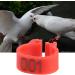 Yosoo Health Gear Pigeons Leg Bands Bird Leg Rings 100PCS 8MM 001-100 Numbered Plastic Letter Pigeons Bird Leg Bands Rings(red) - Buy Online on GoSupps.com
