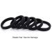 100PCS Black Hair Ties for Women - Seamless Thick Cotton Ponytail Holders for Soft, Thick, and Curly Hair - Elastic Bands for Girls (2 Inch Diameter) - Buy Online on GoSupps.com