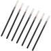 Baluue 50pcs Disposable Eyeliner Brush Liquid Eyeliner Fine Liner Brush Eye Liner Wands Black 10x0.3cm Black - Buy Online on GoSupps.com