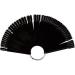 Color Pops Fan on Ring - Square Form Black Acrylic Presentation Display with 50 Tips | International Shipping Available - Buy Online on GoSupps.com