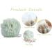 6PC Bathing Sponge Set | Massage & Luffa Balls | Mesh Brush & Shower Sponges | Transparent Hooks Included | Exfoliate & Soothe Skin for Men & Women - International Shipping Available - Buy Online on GoSupps.com