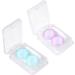 JECOMPRIS Mini Containers for Colored Contact Lenses - 6 Pack with Carrying Bag Case Tweezers & Invisible Mirror - Buy Online on GoSupps.com