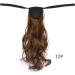 iLUU #12 Golden Brown Ponytail Extensions 20 Inch 90 g Wavy Curly Tie Up Ponytail Clip in Hair Extensions Hairpiece Tie Extension Natural Synthetic Fibre Hair for Girls Women - Buy Online on GoSupps.com
