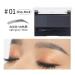 Professional Eyebrow Powder Palette - Waterproof Eyebrow Makeup with 5 Colors (Gray Black) for Flawless Brows - Buy Online on GoSupps.com