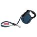 Cong roll -out dog leash in 5m length I for medium -sized dogs up to 30kg i size M i high -quality roller linen with break & lock system in blue i comfortable leash with soft handle & reflective belt terrain m (up to 30 kg) blue