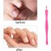 3 Pcs Cuticle Trimmer Set - Nail Cuticle Remover & Pusher Tool Kit - Pink - Buy Online on GoSupps.com