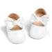 CENCIRILY Baby Girl Mary Jane Shoes Anti-Slip First Walking Bowknot Soft Sole Princess Wedding Dress Flats for 0-18 Month 6-12 Months A01 White