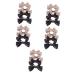 FOMIYES 10 Pairs Bow Hairpin Bow Clips New Year Hair Decoration Bow Decoration Hair Bows for Women Bowknot Barrettes for Girls Hair Bow Pins Bow Hair Clip Woman Headgear Bow Tie Fabric