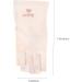 Exceart UV Nail Lamp Gloves - Cotton Finger Gloves for Women Manicure | UV Protection Hand Gloves in Flesh Color - Buy Online on GoSupps.com