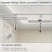 Shower Squeegee Stainless Steel Bath Squeegee 14 Inch Glass Squeegee Bathroom for Shower Doors Bathroom Windows Kitchen Mirror and Car Glass with Matching Hooks Holder - Buy Online on GoSupps.com