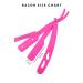 Premium Pink Straight Edge Razor - Stainless Steel & High Hardness Carbon Steel Cutthroat Blade for Precision Shaving - Buy Online on GoSupps.com