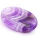 Thumb bag palm worries polished healing Reiki-Edelstein for crystal therapy relaxing spirit balancing chakra and decoration 1.8 inches (amethyste)
