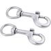 AOWISH 2-Pack 316 Stainless Steel Swivel Eye Bolt Snap Hook - 3-1/2 inch - Marine Grade for Flagpole, Pet Leash, Camera Strap - Silver - Buy Online on GoSupps.com