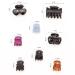 50pcs Mini Hair Claw Clips Set in Candy Colors with Transparent Box - Small Acrylic Jaw Clips for Women and Girls - Buy Online on GoSupps.com