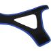 Adjustable Breathable Anti-Snoring Chin Strap - Black with Blue Edge - Buy Online on GoSupps.com