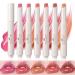 6 Colors Jelly Lipstick Mirror Moisturizing Lip Glaze Waterproof Long Lasting Nourishing Matte Velvet Lipstick for Women