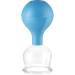 Pulox Cupping Glass Set - Real Glass Cupping Cups with Suction Balls (52mm & 62mm) - Blue | International Shipping Available - Buy Online on GoSupps.com