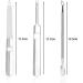 3 Pieces Set Cuticle Pusher Pedicure Cuticle Pusher Tool Kit Nail Cuticle Fork Nail Remover Tool for Toe Nail Care Manicure Dead Skin Removal Tool with File Cutter - Buy Online on GoSupps.com