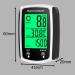 Wireless Bike Speedometer & Odometer with Backlight Display - Waterproof Cycling Computer for Tracking Speed, Distance, Time & Calories - Black - Buy Online on GoSupps.com