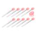 MAGICLULU Lip Balm 2 Sets Lip Mask Brush Cosmetic Silica Gel Dust Jacket Pink Portapotty