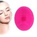 Soft Silicone Face Cleaning Pillow & Brush - Blackhead Remover Shower Scrubber for Gentle Peeling & Massage (Rosy) - Buy Online on GoSupps.com