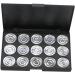 Healeved 3pcs 15 Empty Cosmetic Empty Eyeshadow Case Empty Eyeshadow Palette Cosmetic Cases for Traveling 1 count (Pack of 1) Silverx3pcs - Buy Online on GoSupps.com