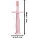Training Toothbrush Infant 360 Baby Toothbrush with Suction Base Soft Food Grade Silicone Gum Massagers Teething Toys for 6-12 Months Newborn Infant Dtt Pink - Buy Online on GoSupps.com