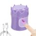 Mini High-Efficiency UV Nail Lamp - Quick Drying Dual Light Source Type-C Powered - Perfect for On-The-Go Nail Art(Purple)