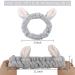 AHONEY Animals Ears Headbands - 4Pcs Cute Coral Fleece Makeup Spa Headbands for Women and Girls - Buy Online on GoSupps.com
