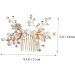 FOMIYES headgear bridesmaid pearl prom manual wig wedding hair accessories alloy bridal headdress bride tiara hair combs for wedding hair accessories flower girl accessories bride wedding - Buy Online on GoSupps.com
