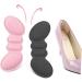 Gatuida 6 Pairs Heel Cushion Pads - Pink & Black High Heel Protectors Shoe Grips & Half Size Foot Stickers for Comfort & Support - Buy Online on GoSupps.com
